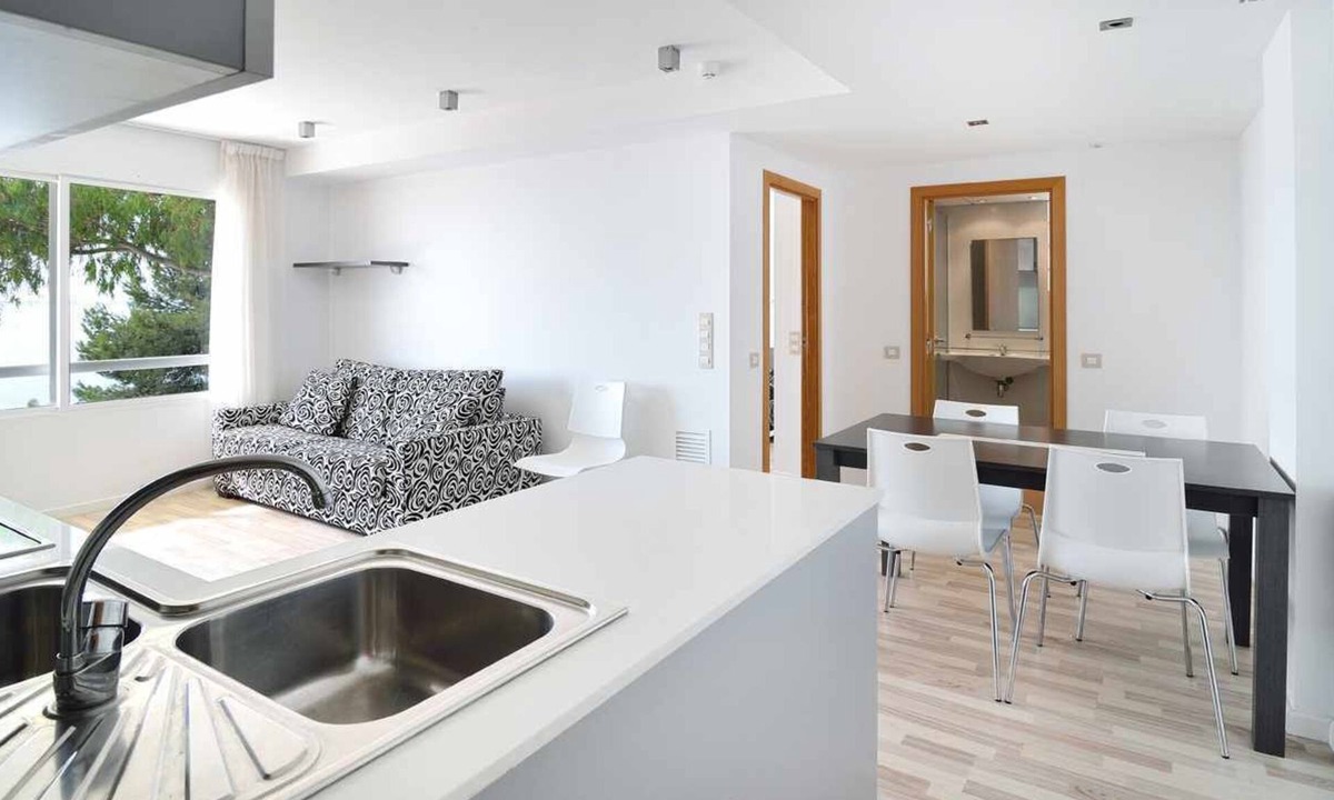 Sant Carles de la Rapita Apartment | ORNIS "Cusisacs": 1 Bedroom+Sofa-bed 2/4 pers, windows sea view