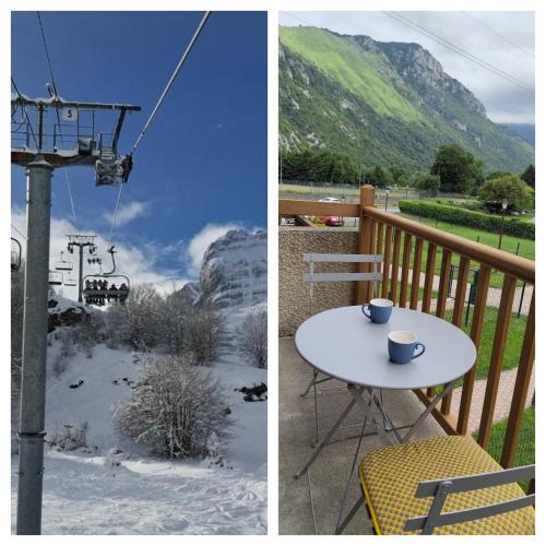 Bielle Apartment | Ossau T2 5 personnes 1 chambre draps serviettes inclus parking moustiquaires tout confort près du ski