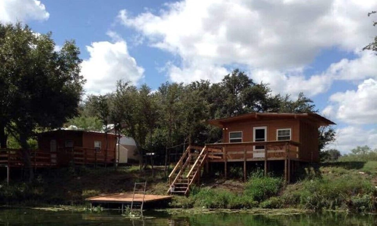 Irion County Cabin | Our cabins are located on the crystal clear water of Spring Creek.