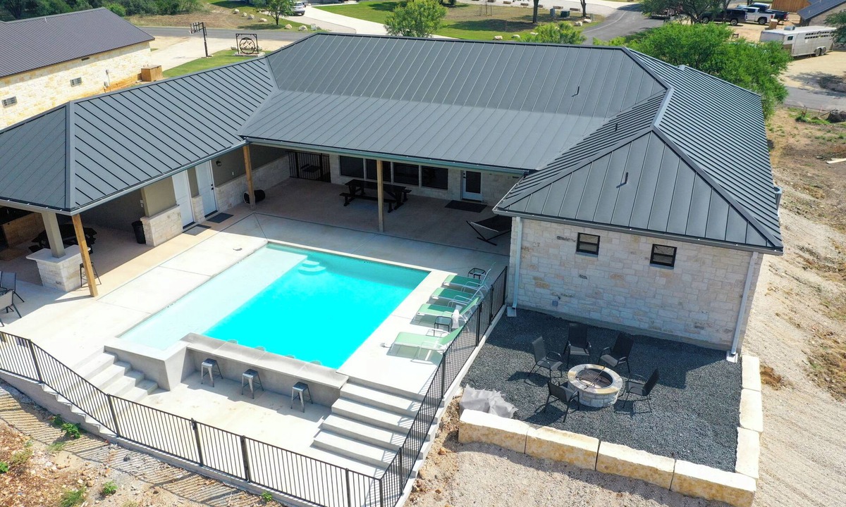 Sabinal House | Out of Bounds, pool, Frio River, sleeps 24