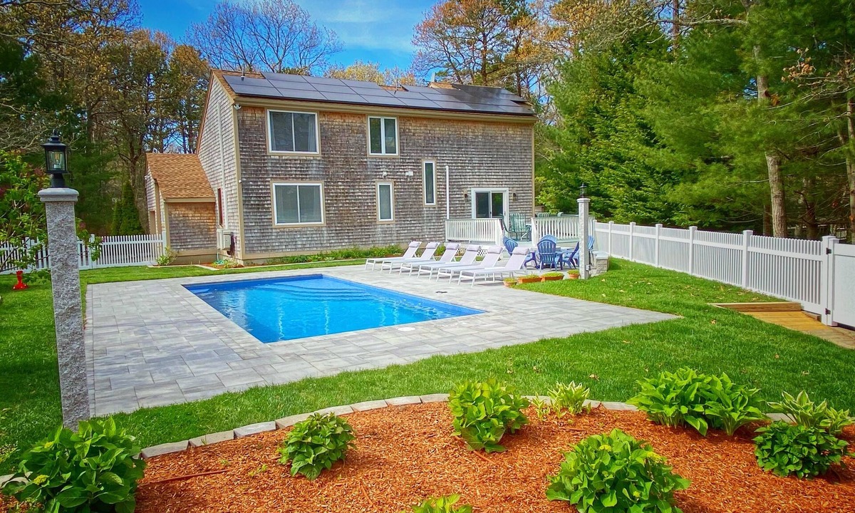 East Falmouth House | Overlook Poolside Getaway Heated Pool (May - Oct 20th)