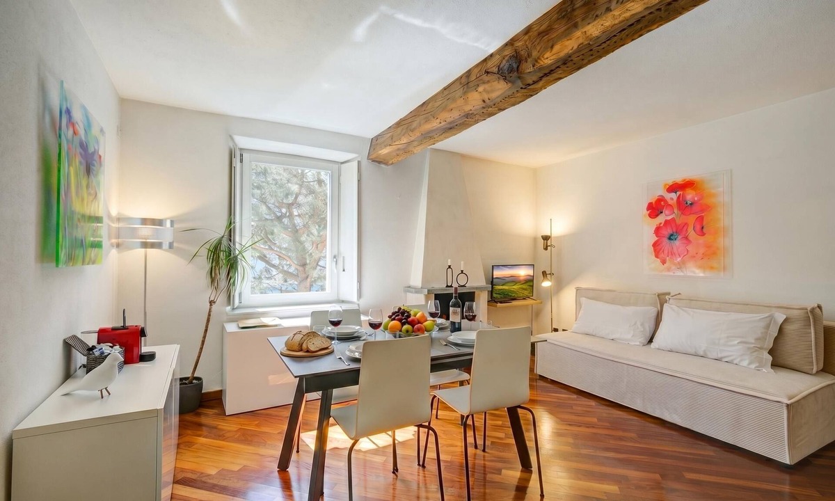 Morcote Apartment | Palazzo Gritti Papavero, Morcote, Switzerland