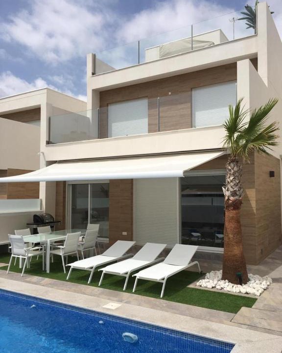 Los Imbernones House | Palmeras Gold - Moderne villa (6p) met solarium/privézwembad