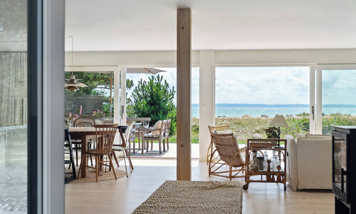 Sjllands Odde House | Panorama and bridge at Sejerø Bay