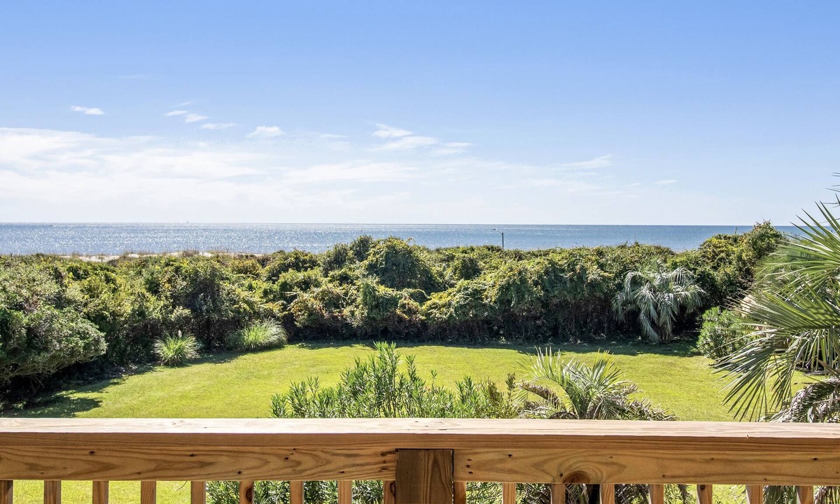 Caswell Beach Condo | Panoramic Oceanviews, Expansive Deck, 2 Pools, Golf!
