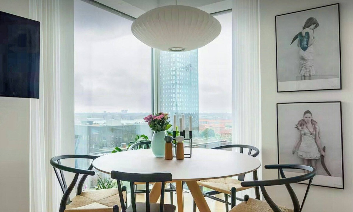 Vesterbro Apartment | Panoramic view from 10th floor in Carlsberg City