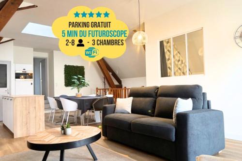 Jaunay-Clan House | Parenthèse Poitevine - Maison 3 chambres à 5 min du Futuroscope