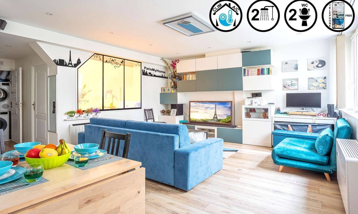 11th Arrondissement Apartment | Paris My Home, near Bastille, 2 showers & 2 wc.
