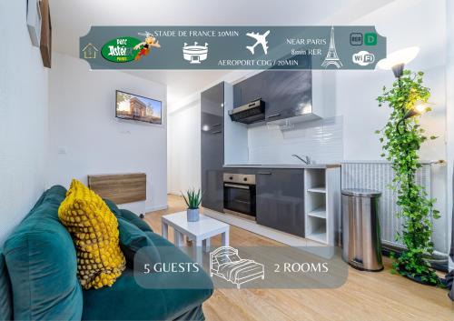L'Ile-Saint-Denis Apartment | Paris Urban Island - 8min de Paris