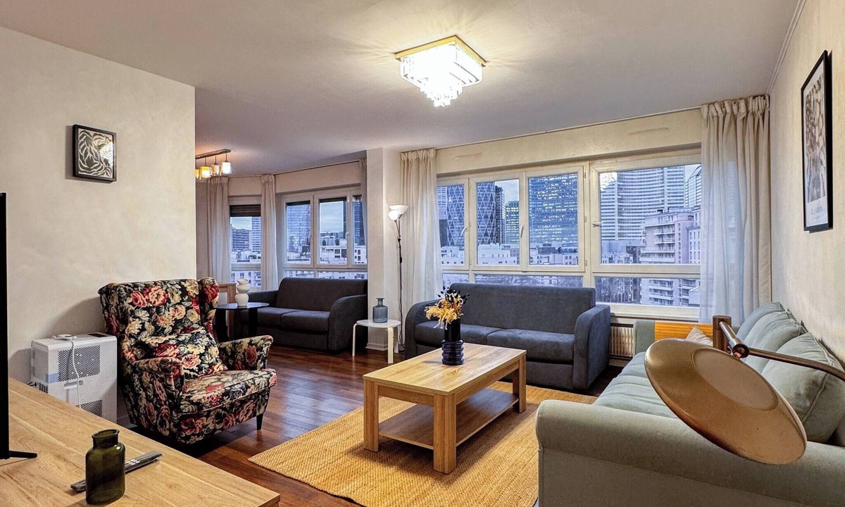 Cœur de Ville Apartment | Paris View & Direct Access Apartment 10 people