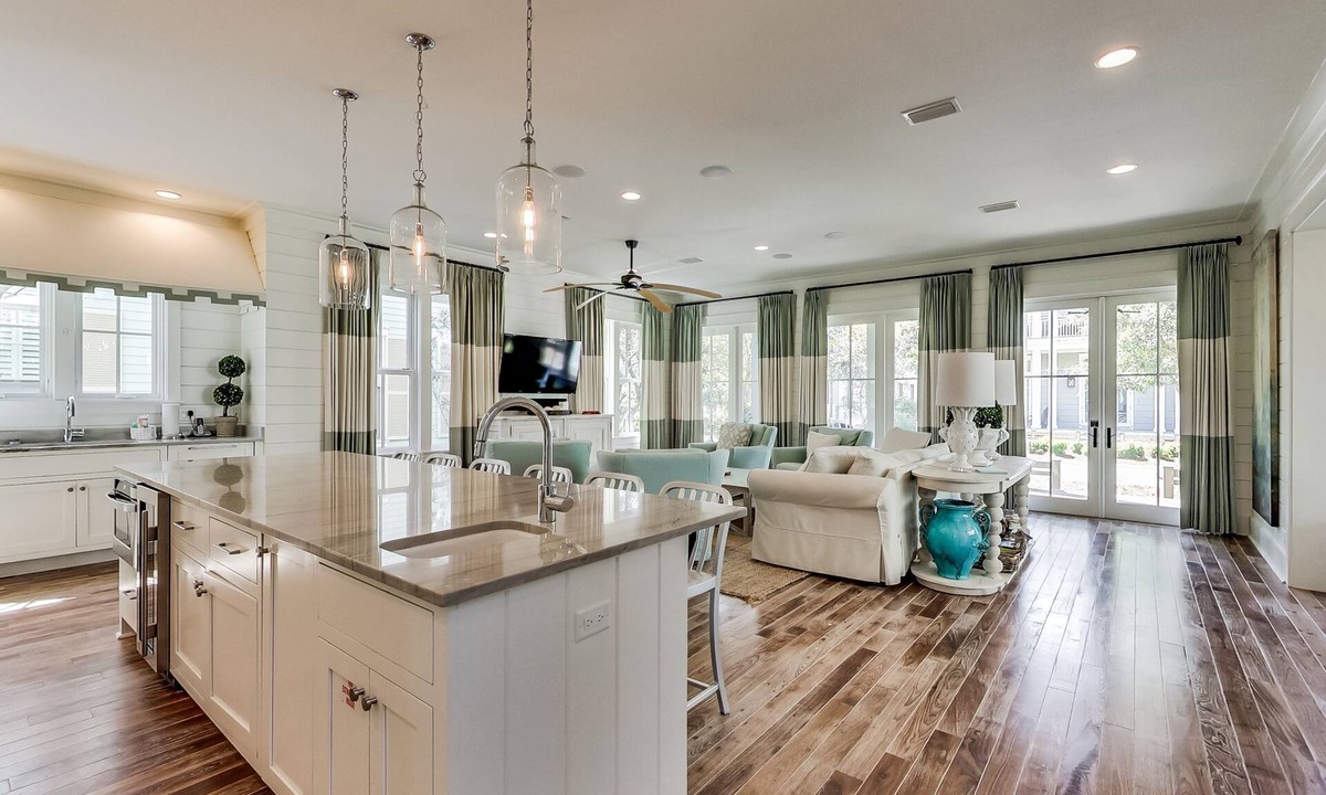 Watercolor House | Park District! Shuffleboard! Cornhole Boards! LSV!
