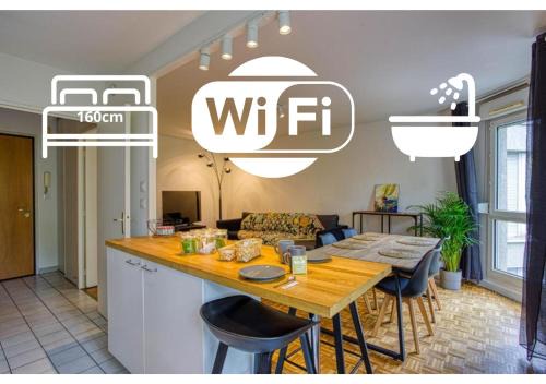 Villette Gare Apartment | Part Dieu, très belle résidence