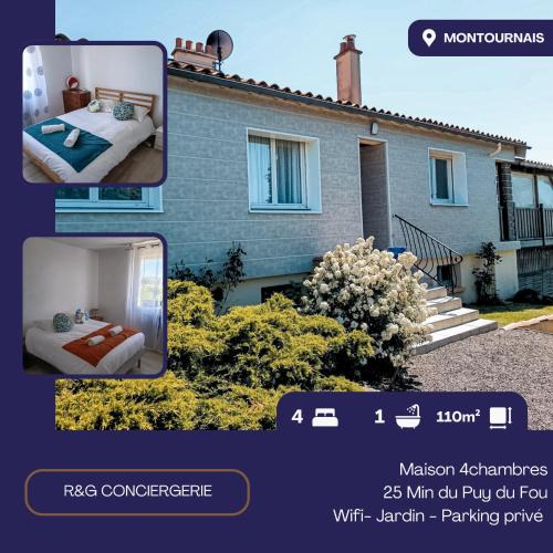 Montournais House | Pavillon du Capitaine -25min Parc-By R&G