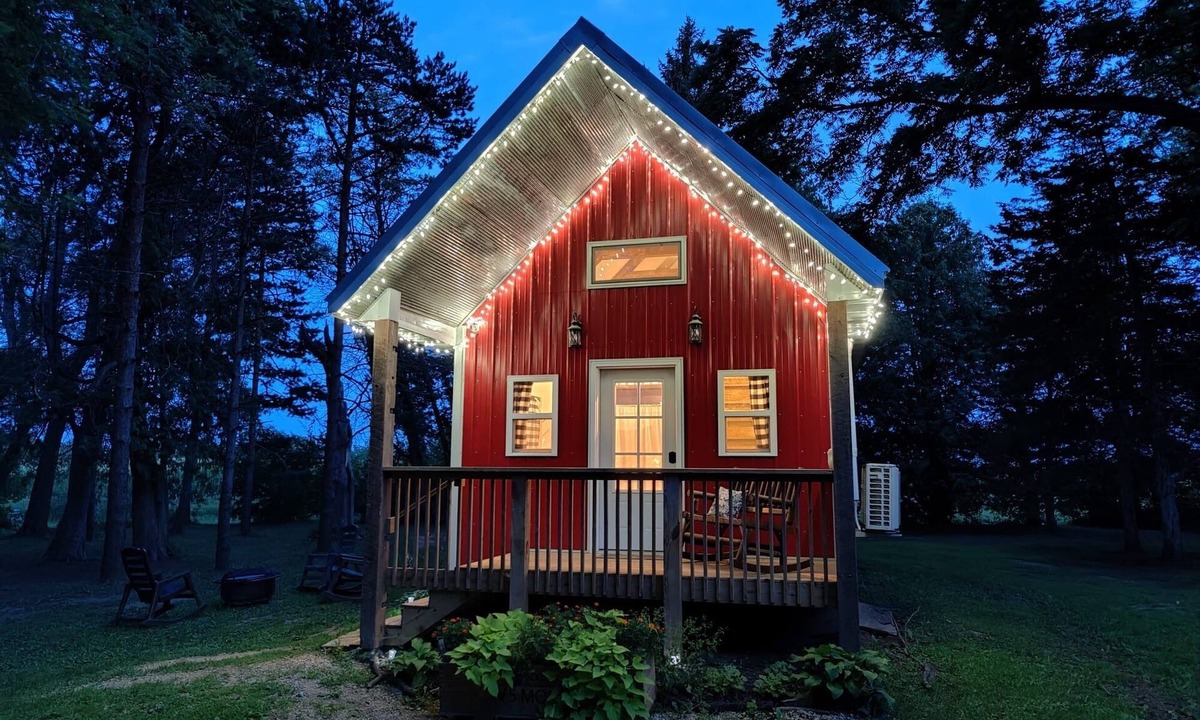Eleroy Cabin | Peace & Simplicity in a Little Red Cabin on the Farm