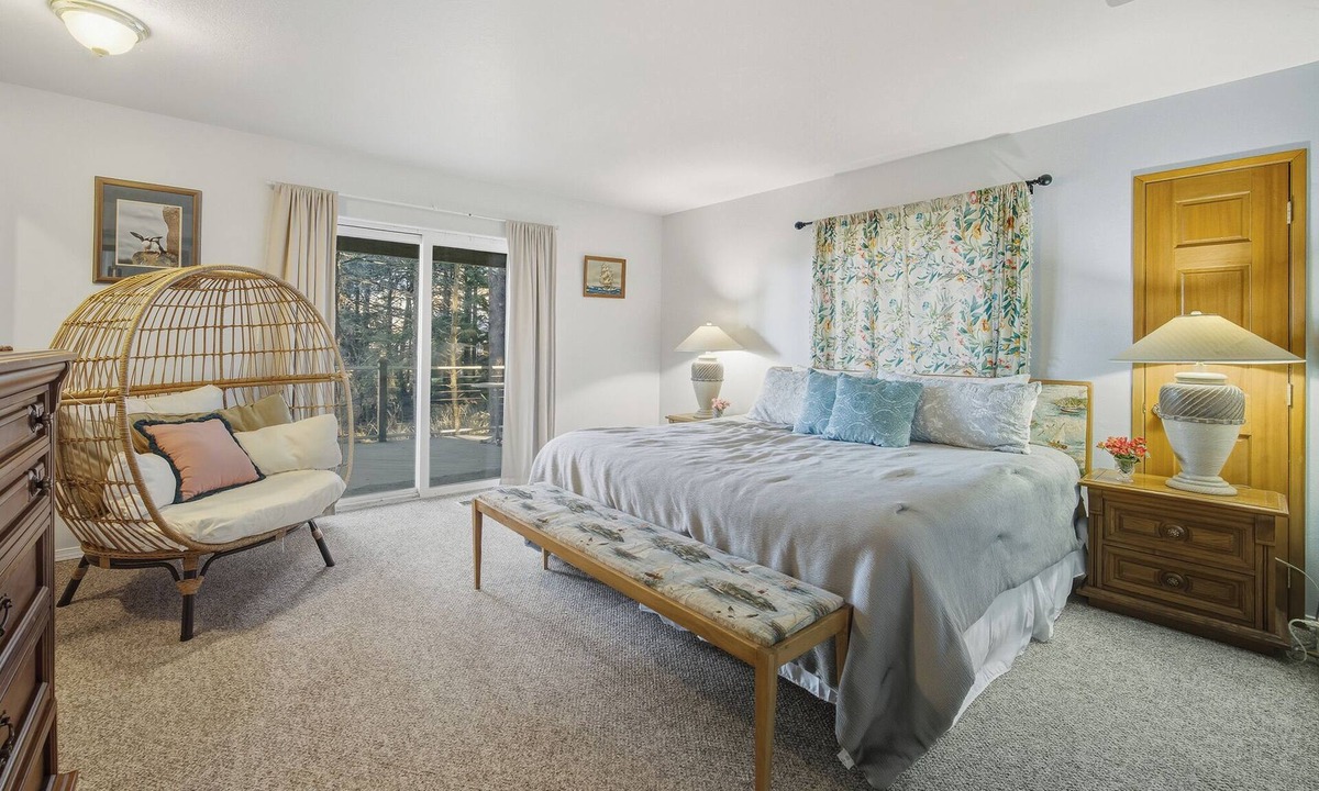 Cape Meares Cottage | Peaceful 4BR Cape Meares Home | Ocean Views, Forest Setting, Wraparound Deck + King Bed