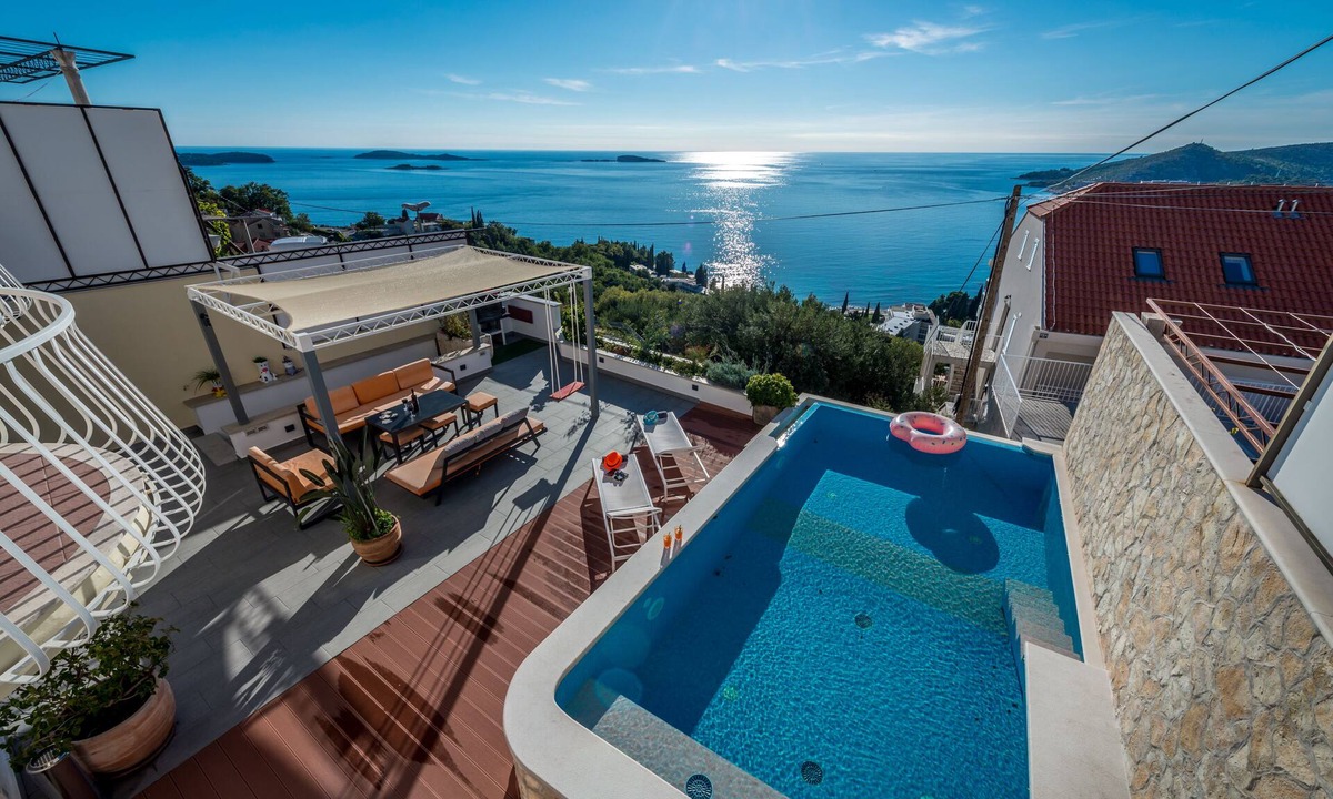 Mlini House | Peaceful and quiet place with private infinity edge pool and beautiful view