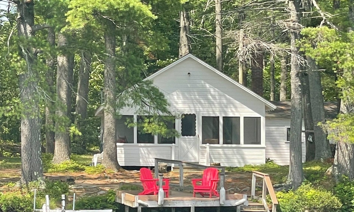 West Newfield Cabin | Peaceful Lakefront Retreat with Views