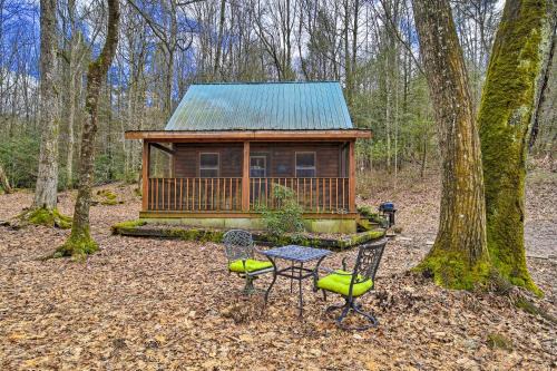Butler Apartment | Peaceful Mountain City Cabin w/Porch & Fire Pit