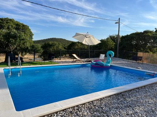 Benkovac Villa | Peaceful New Country House with Saltwater Pool