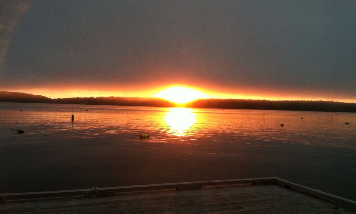 East Boothbay Condo | Peaceful! Oceanfront Sunsets With Dock and Coastal Low Tide Beach!