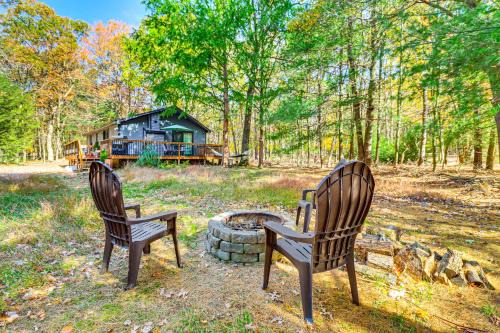 Jim Thorpe House | Peaceful Pocono Gem! Cabin 6 Mi to Dtwn Jim Thorpe