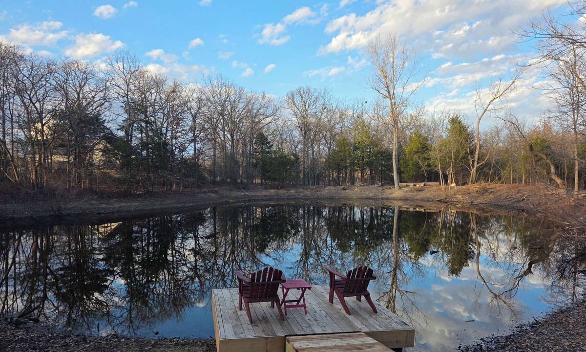 Ada House | Peaceful Retreat w/Hot Tub, Fire Pit, Dock & Pond