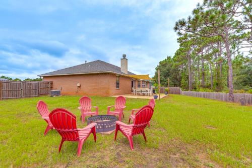 Ono Island House | Pensacola Home with Fire Pit, 7 Mi to Beaches!