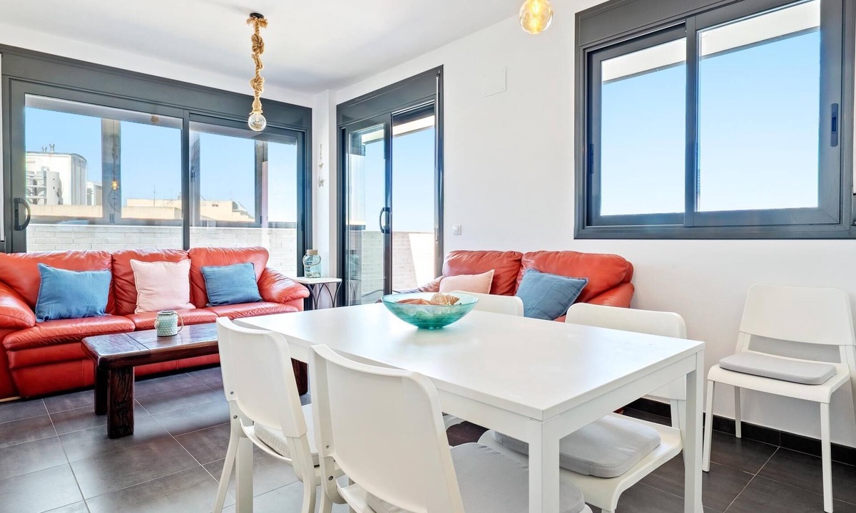 Roques Daurades Apartment | Penthouse with private solarium, barbecue and pool