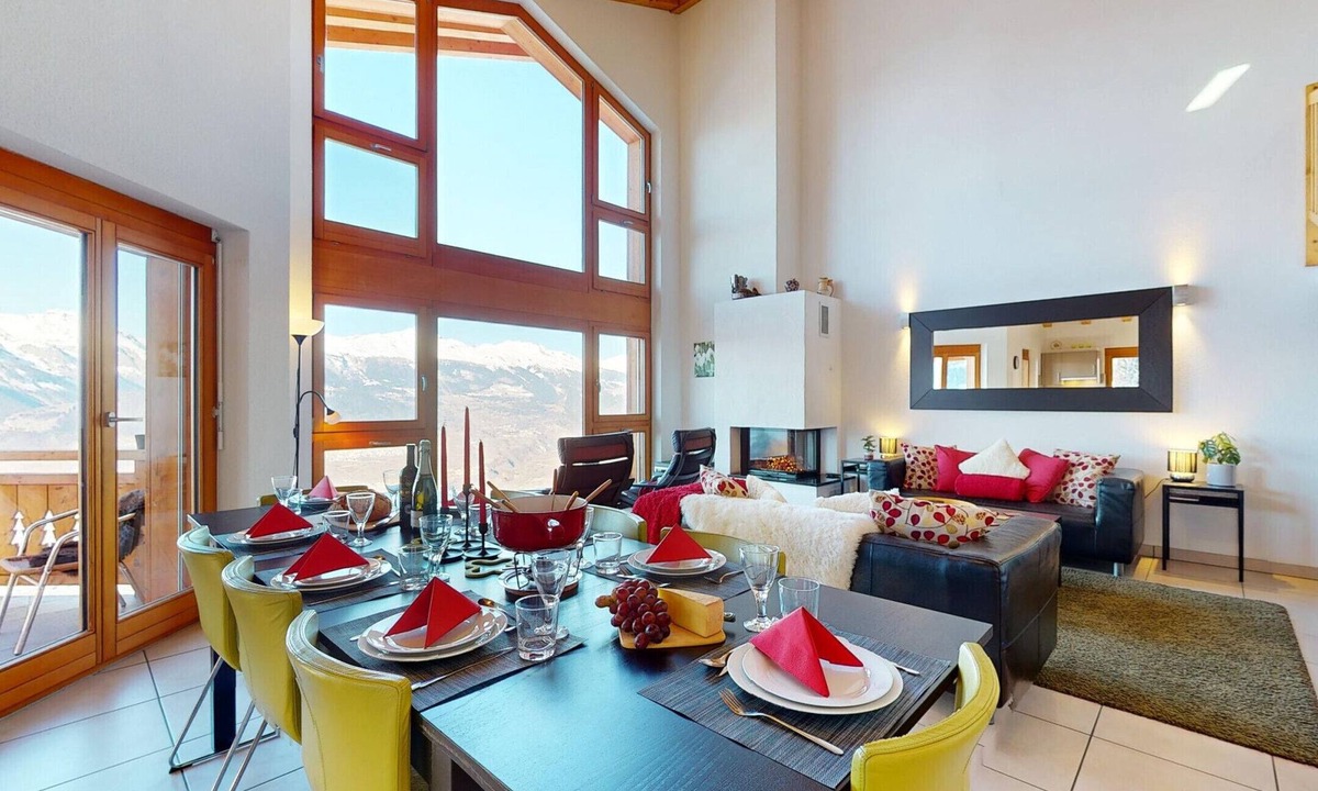 Veysonnaz Apartment | Perce Neige PN H - VIEW & CENTER Apartment 10 per