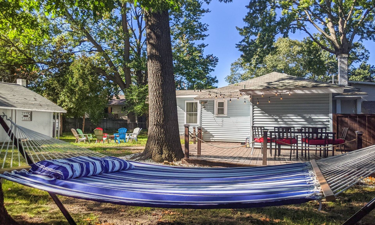 Spring Lake House | Perch Cottage l Sunny Days & Firepit Nights