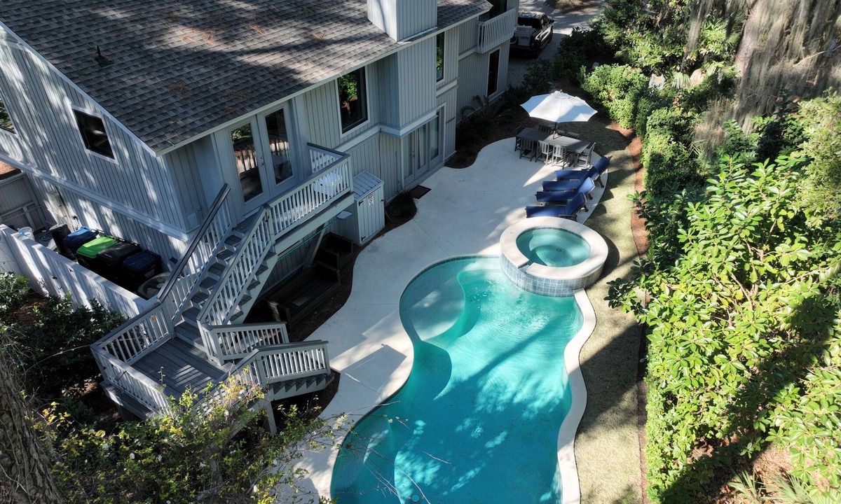 Heritage Woods House | Perfect Sea Pines location with spectacular pool and spa!