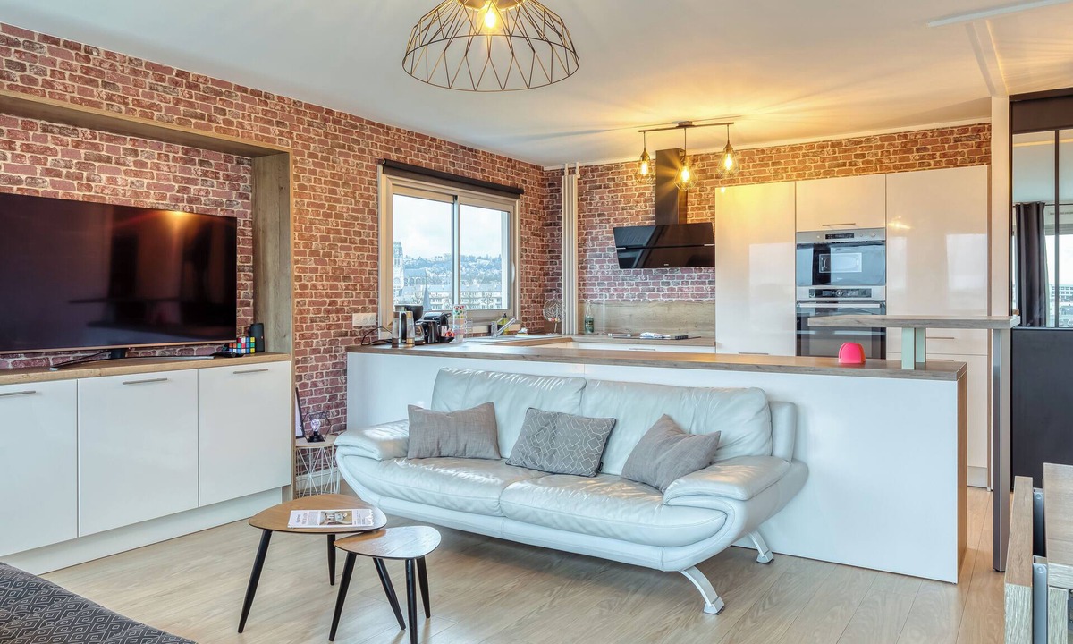 Centre Ville Rive Gauche Apartment | PERLE DE LA SEINE, superbe F3 vue seine et cathédrale