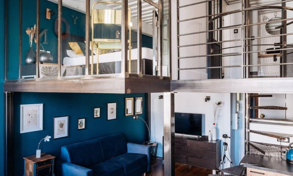 Croix Rousse Apartment | Perrod - Industrial Duplex Loft - Lyon Croix-Rousse