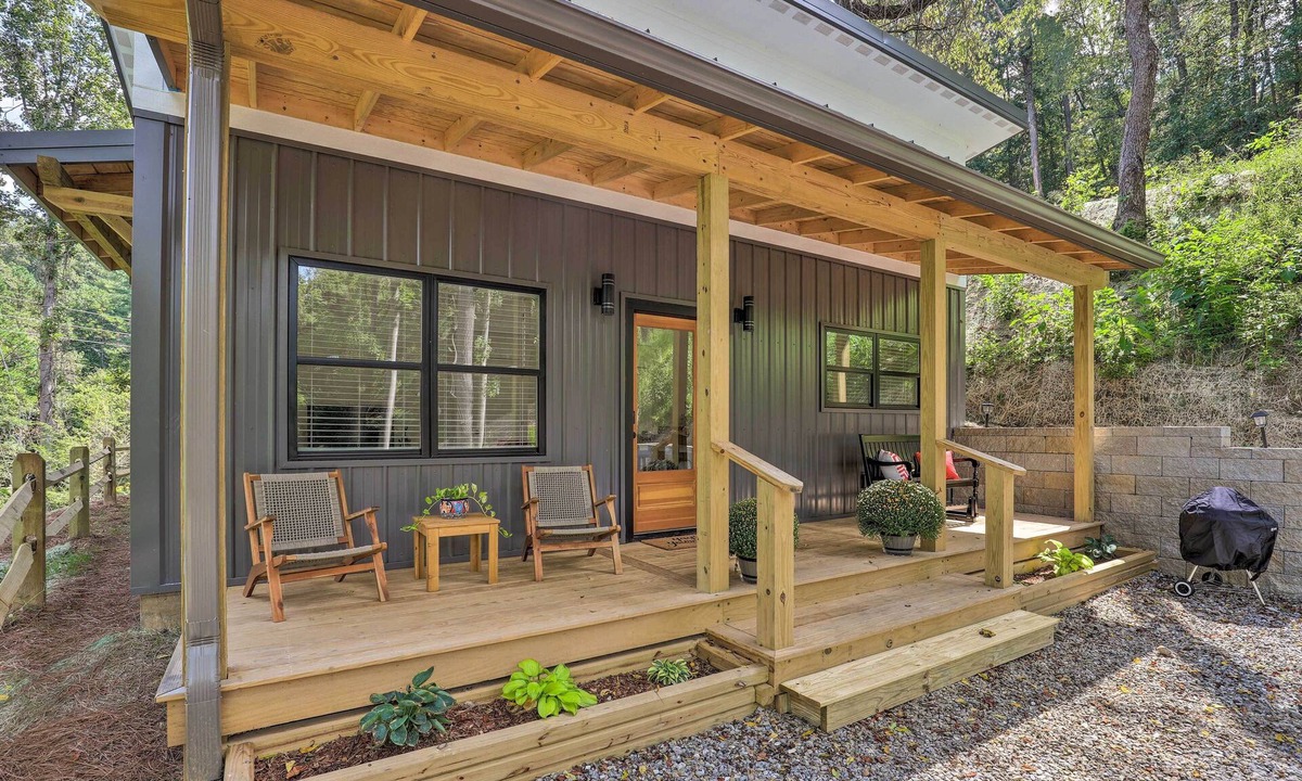 Woodfin Cottage | Pet-friendly Asheville Retreat w/Hot Tub