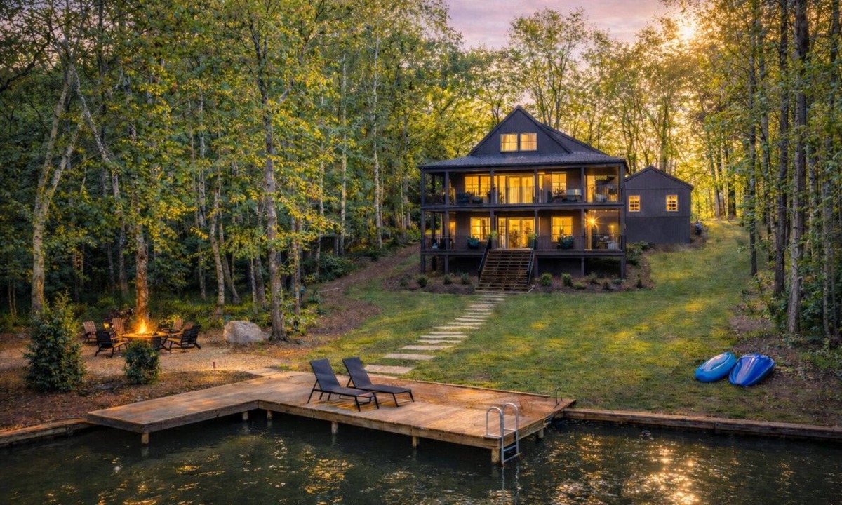 Eatonton Cabin | Pet Friendly|Game Room|Kayaks|Dock|SUP|Fire Pit