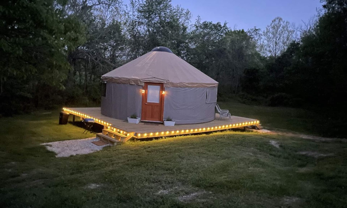 Boss RV Rental | Pet friendly glamping in a private yurt with stunning 360° views by Forest