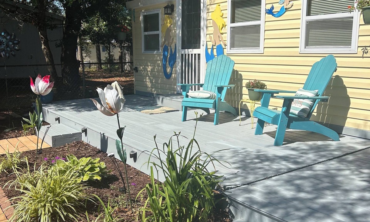 Supply House | Pet Friendly Separate Fee, enjoy fenced in yard, outdoor shower, fire pit