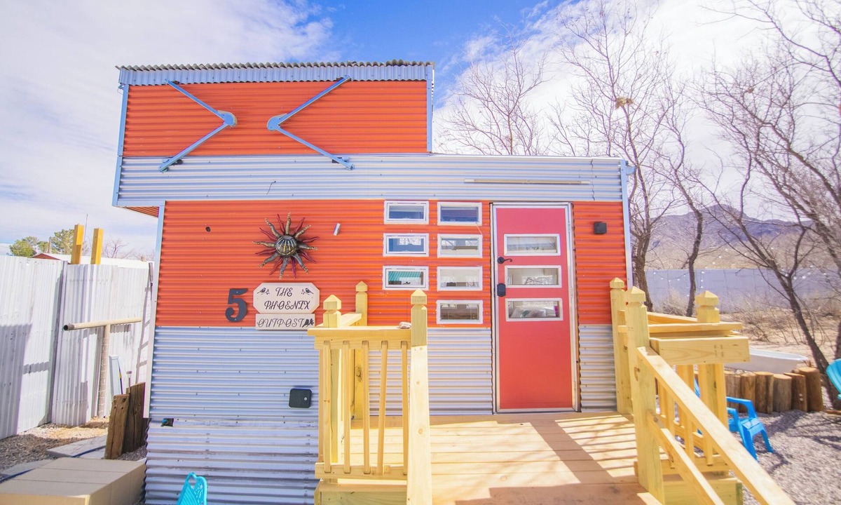 Truth or Consequences Cabin | Phoenix Outpost- A Unique Tiny Home with Hot Springs