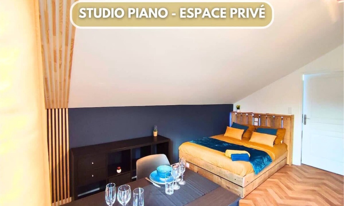 Chalons-en-Champagne Apartment | Piano Studio - Music in Champagne