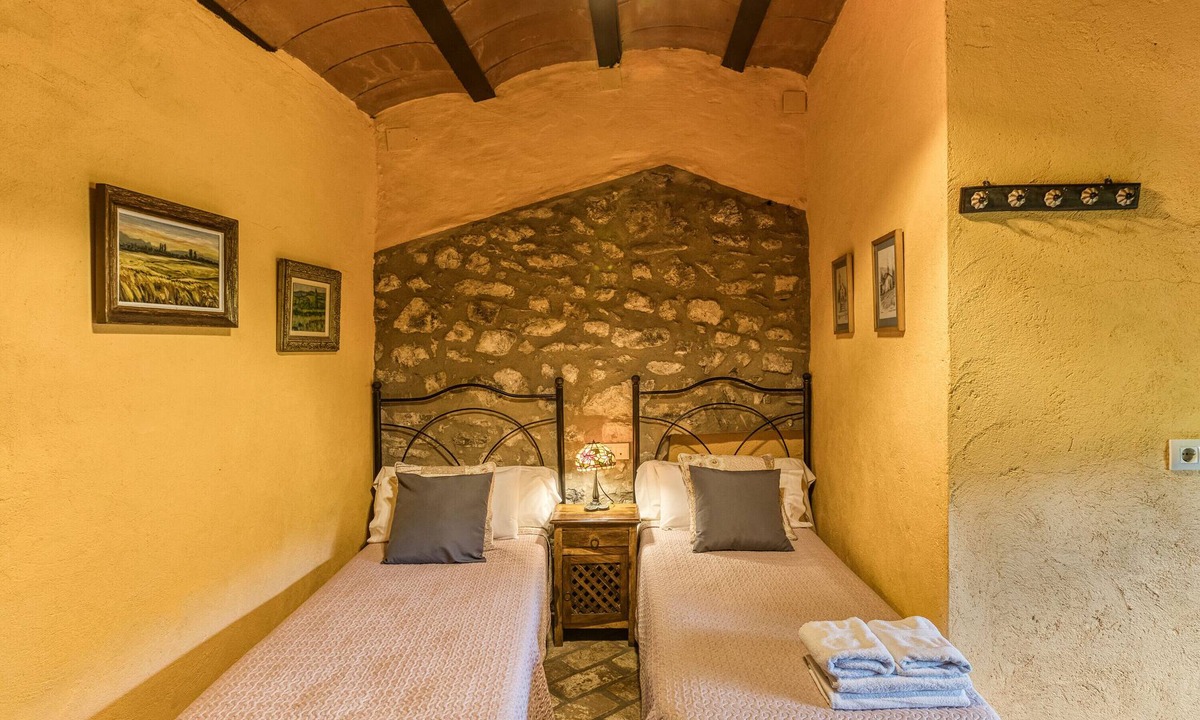 Montagut Apartment | 'Picapoll' Room with Mountain Views, Shared Pool and Terrace