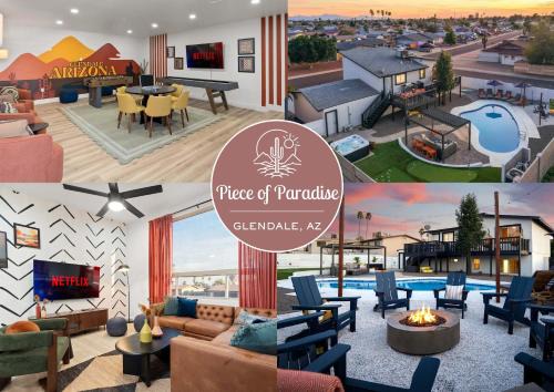 Glendale House | Piece of Paradise - Pool Games Fire Pit Hot tub