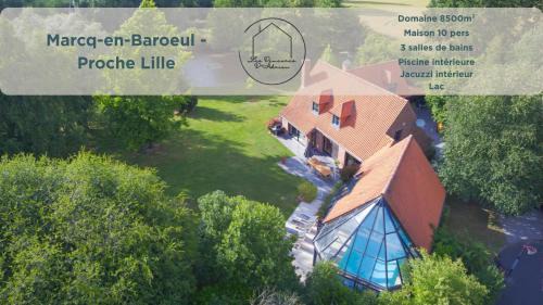 Marcq-en-Baroeul Villa | Piscine privée - Jacuzzi - Maison du Lac - 10 pers