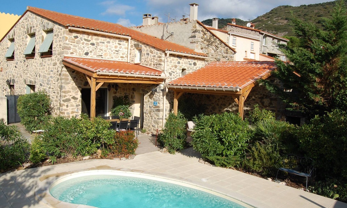Sournia House | Pleasant stone house with private pool and modern comfort.