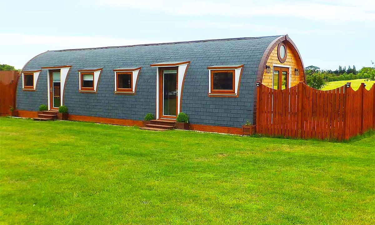 Trowse Newton Cabin | Pod 3 with Countryside view and Hot Tub