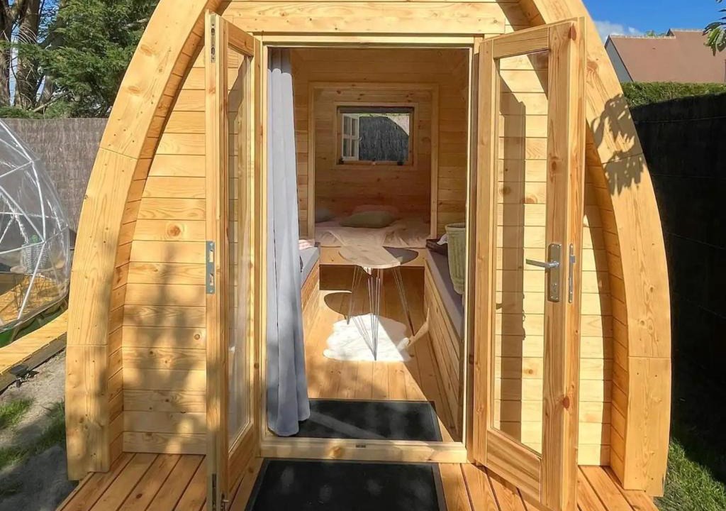 Pruniers-en-Sologne Ski Chalet | Pod Atypique Sologne 3 - Spa