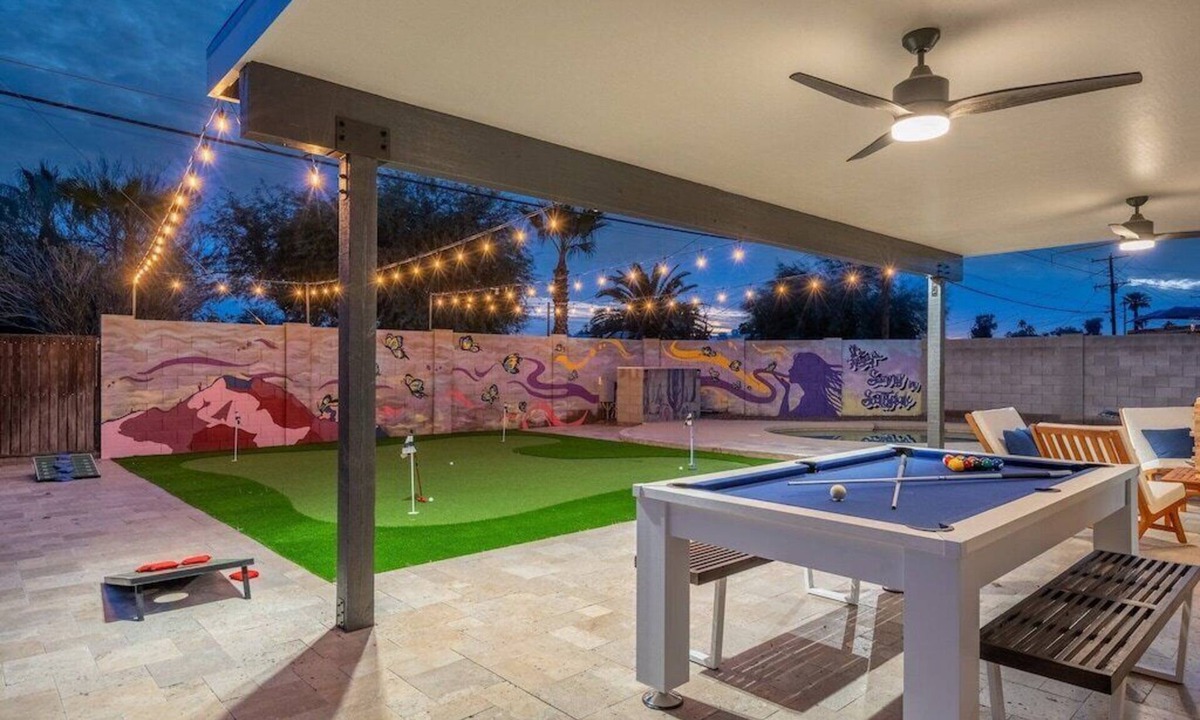 Cox Heights House | Pool & Art Lover Oasis near Old Town w/Mini Golf