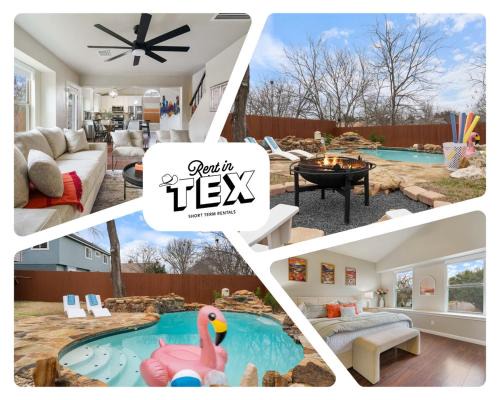 Cedar Park House | Pool, Games, King Suite 3BR Sleeps 9