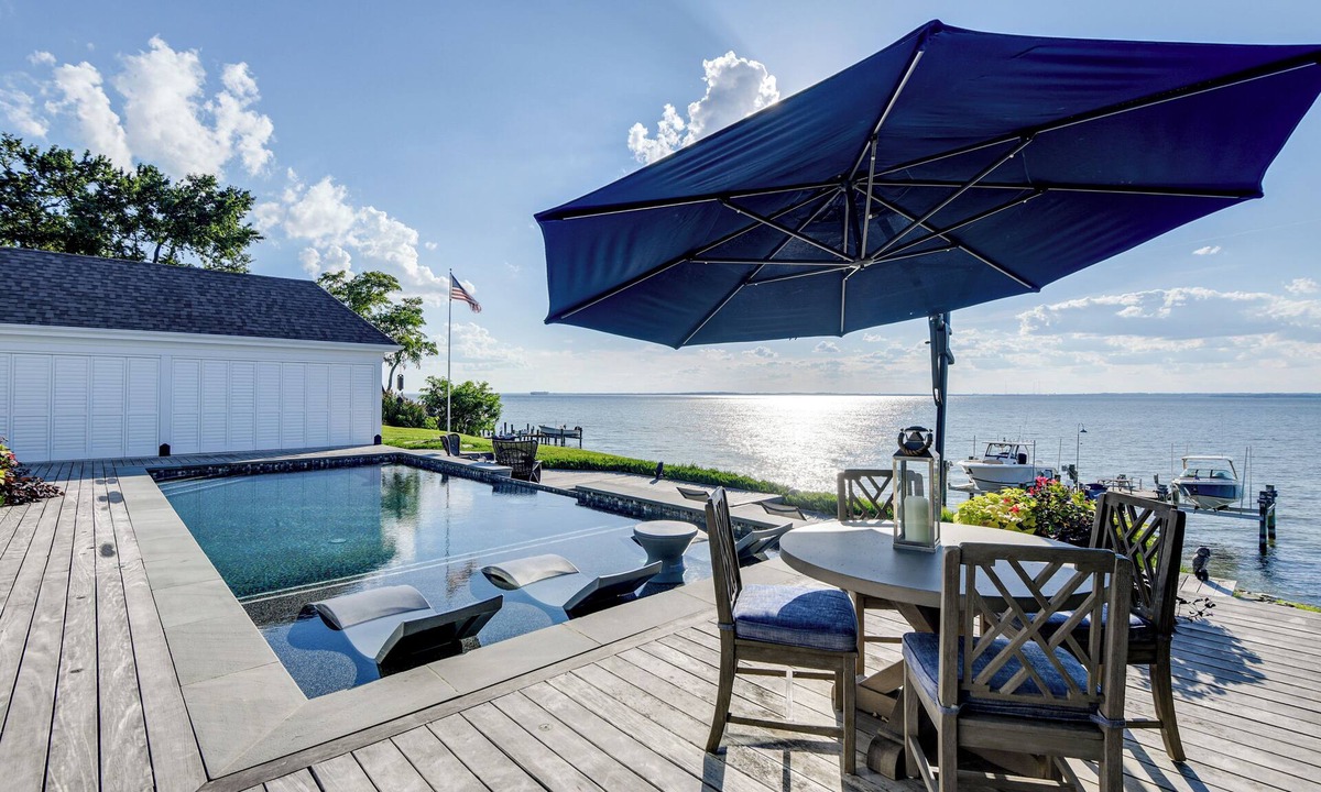 Stevensville House | Pool & Stunning Water Views: Kent Island Home!