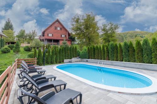 Brod Moravice House | Pool & Wellness Twin Chalets Zavrh