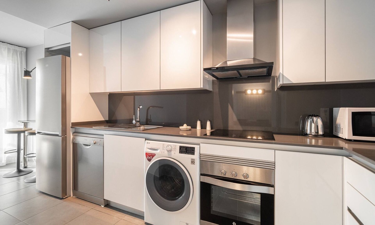 Sant Adria de Besos Apartment | Port Forum 3-Bedroom Apartment with Terrace